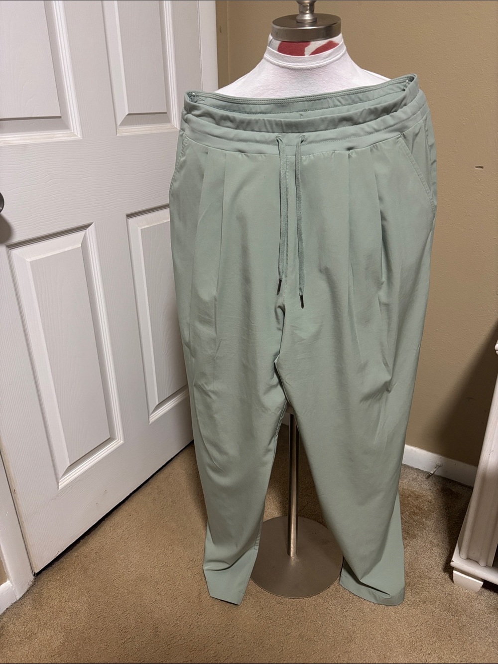 Natural Reflections Sage Green Drawstring Jogger Pants